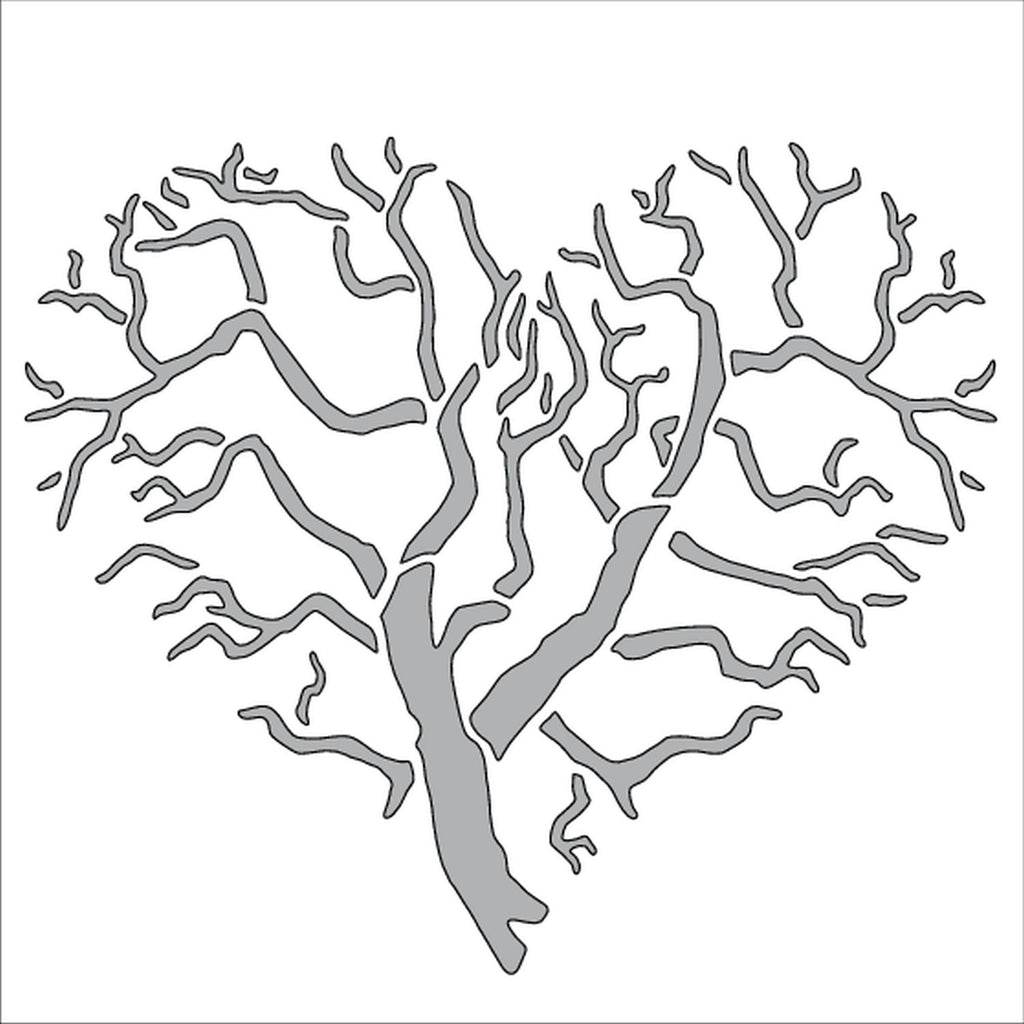 Heart Tree - Majemask Stencil