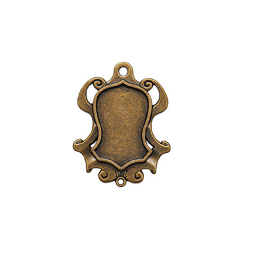 Spellbinders Shield Bezel-large-gold