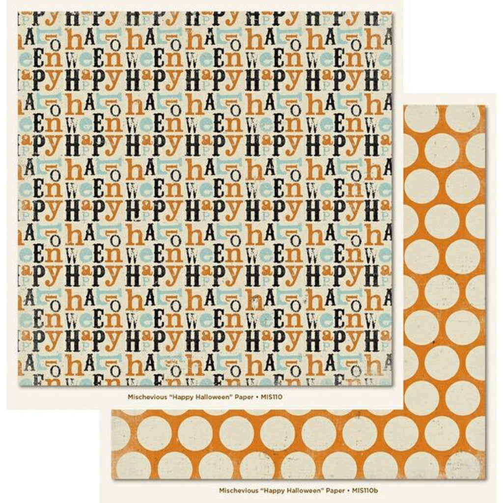 My Minds Eye Halloween Mischievous Paper