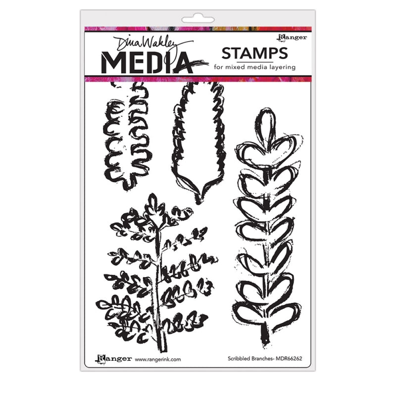 Ranger Stamp Scribbled Branches