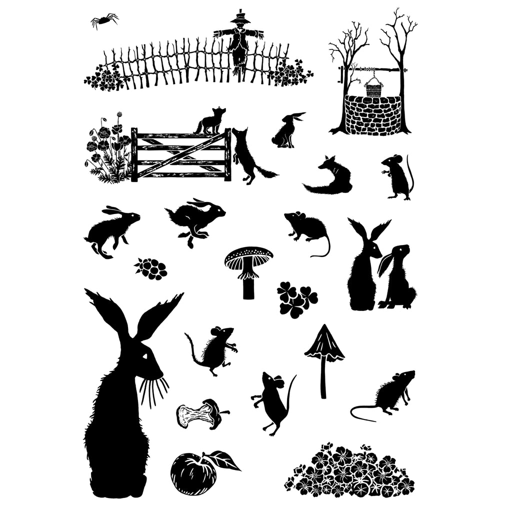 Card-io Field Day A6 Clear Stamp Set