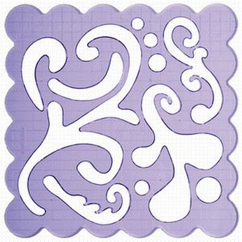 Fiskars Shapecutter Template 30x30cm - Doodles