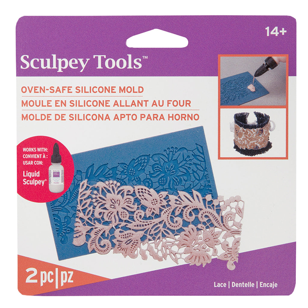 Sculpey Silicone Oven Safe Mold Lace