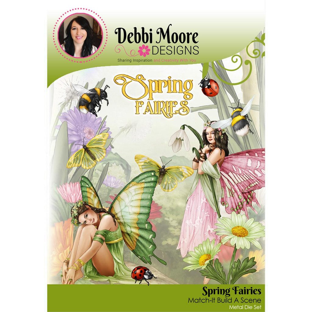 Debbi Moore Designs Match It - Build A Scene Fairy Die And Forever Code Set Hh026