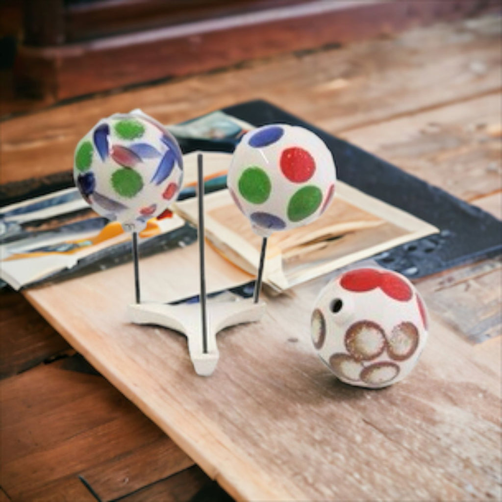 The Ceramic Shop Bauble Stilt And 3 Rods - Cut Rods To Suitable Length Before Use