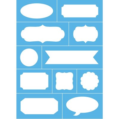 DecoArt Lotsa Labels Stencil