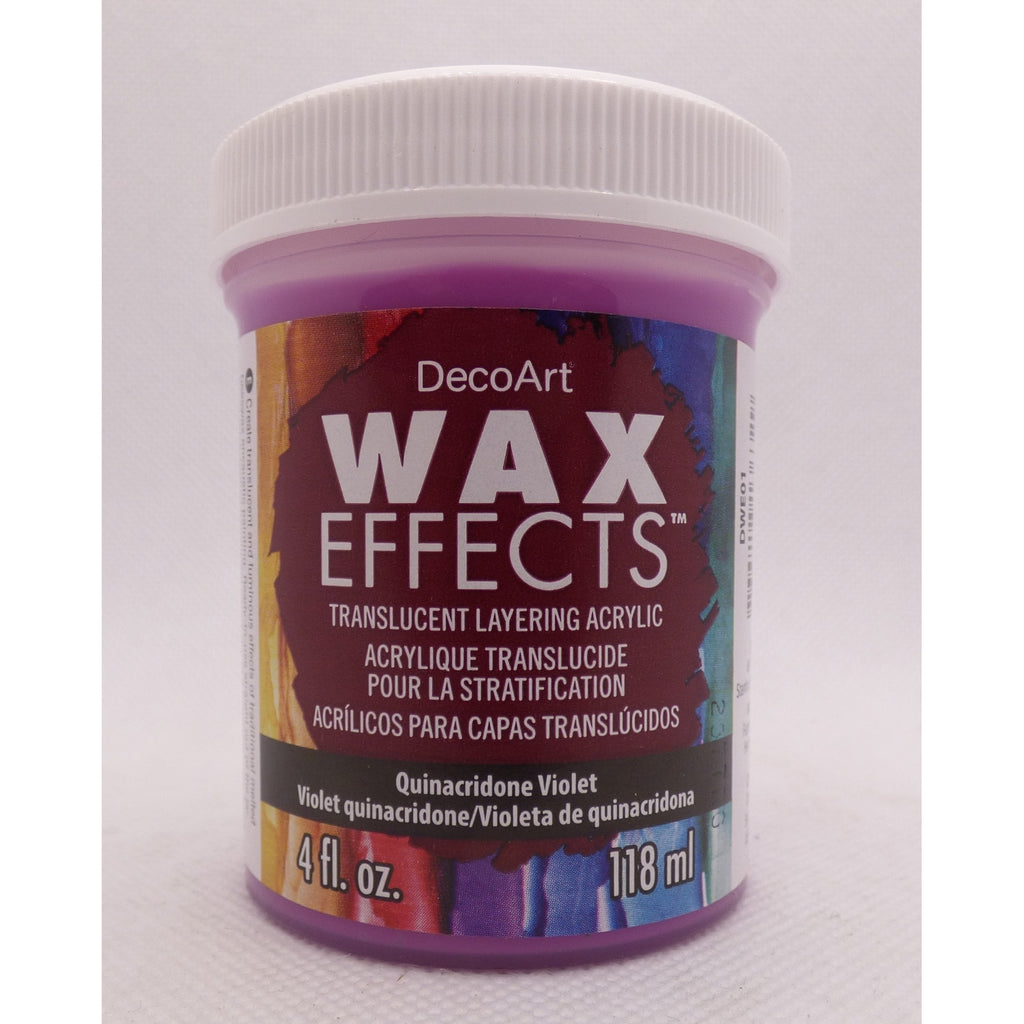 DecoArt Quinacridone Magenta 4oz Wax Effects Encaustic Acrylic