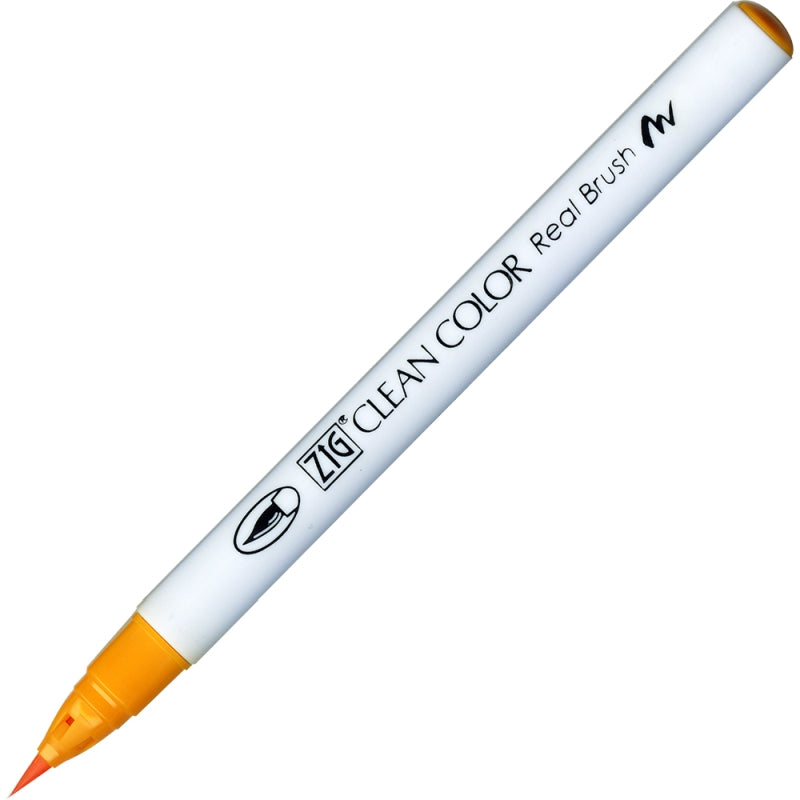 Kuretake Zig Clean Colour Real Brush 052 Bright Yellow