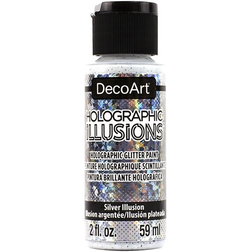 DecoArt Silver Illusion Holographic Illusions