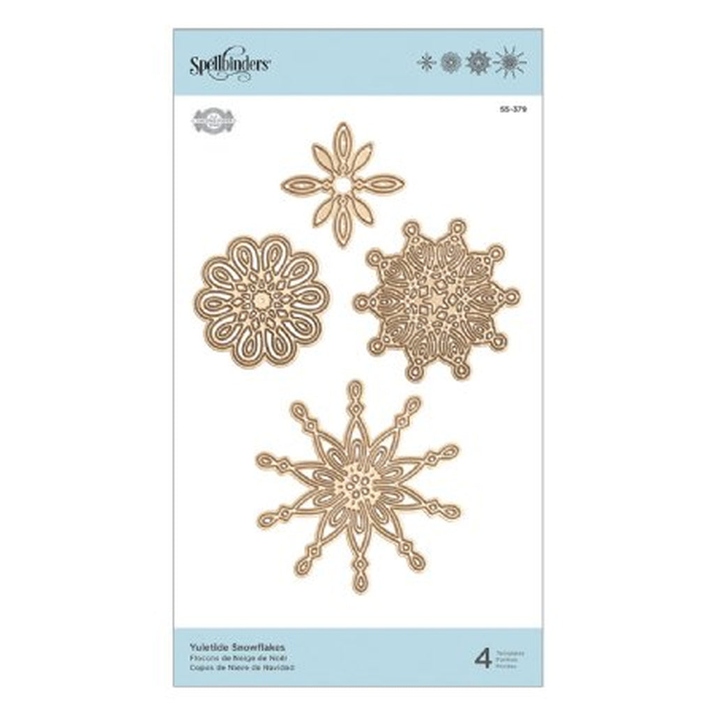 Spellbinders Yuletide Snowflakes Etched Dies