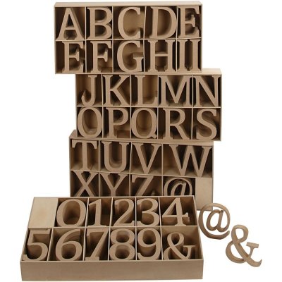 Creativ Alphabet Set 240 Assorted - 8cm