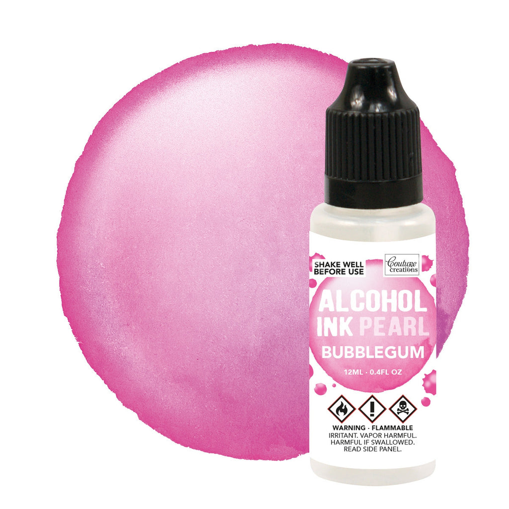 Couture Creations Bubble-gum Pearl Alcohol Ink 12ml /