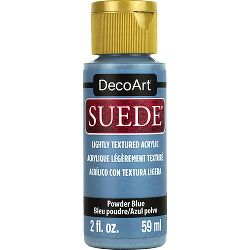 DecoArt Powder Blue Suede - 2oz.