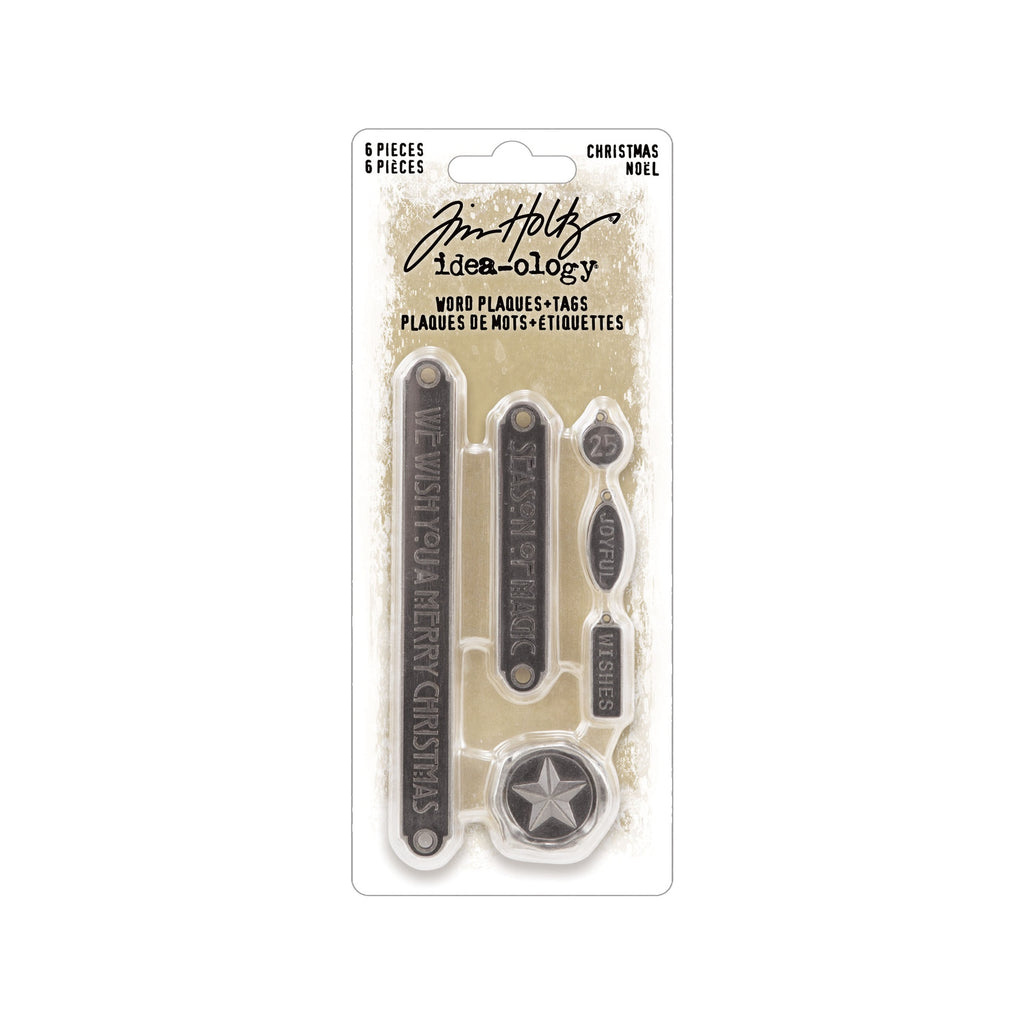 Tim Holtz Idea-ology Word Plaques + Tags