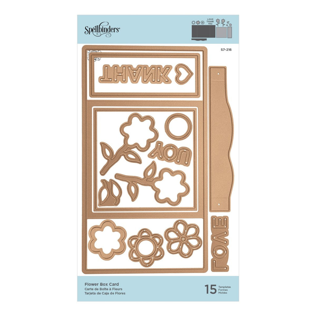 Spellbinders Shapeabilities Flower Box Card