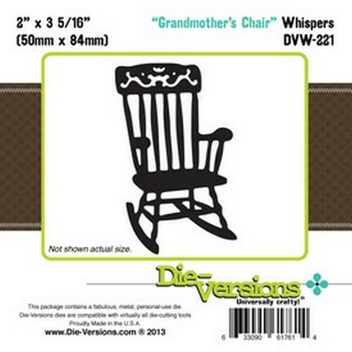 Die-Versions Whispers - Grandmother's Chair
