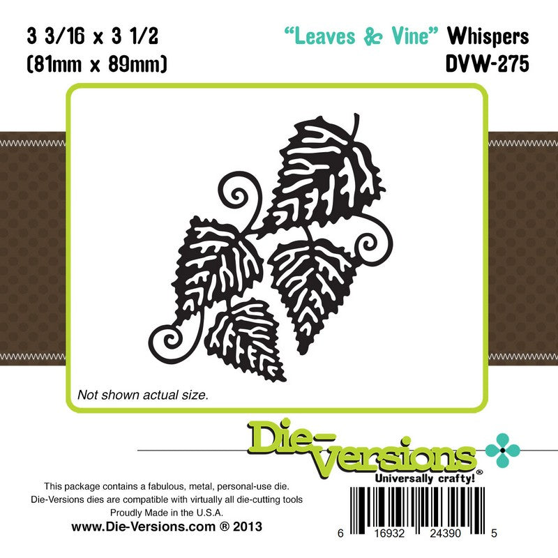 Die-Versions Whispers - Leaves & Vine
