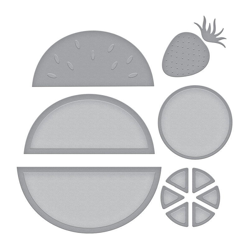 Spellbinders Fruit Salad Etched Die