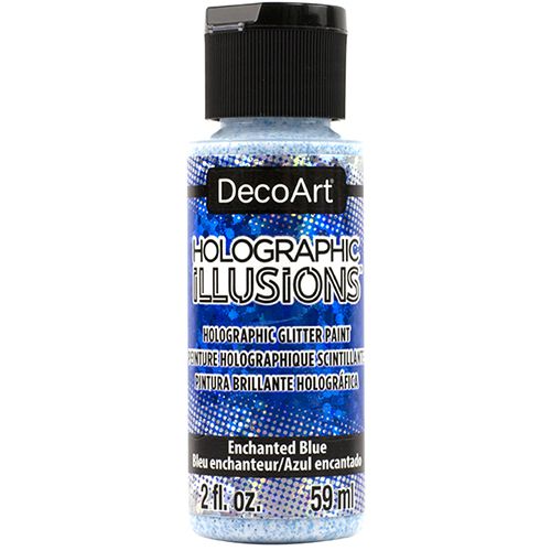 DecoArt Enchanted Blue Holographic Illusion
