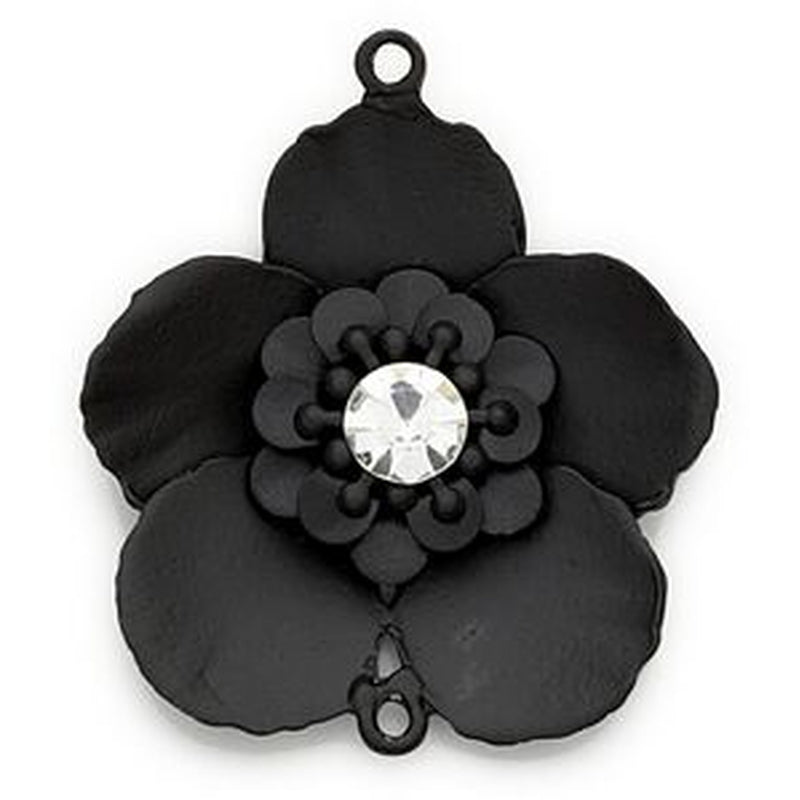 Creativ Tk Pdnt Metal Flower Black