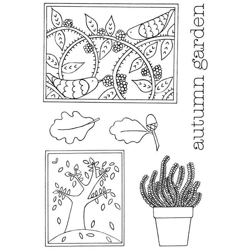 Photocentric Beth Hughes Autumn Garden Stamp Set