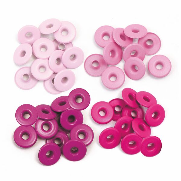 We R Memory Keepers Wide Eyelets - Aluminium Pink