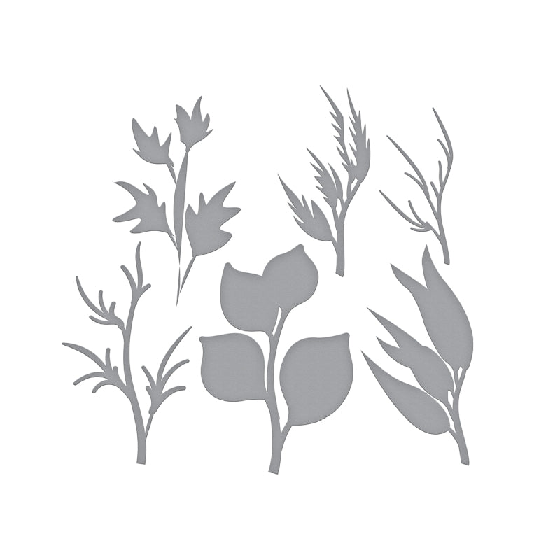 Spellbinders Layered Foliage Etched Die