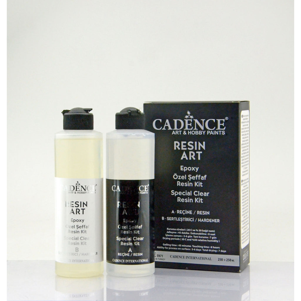 Cadence 250 + 250 Ml Resin Art - Special Clear Resin Kit
