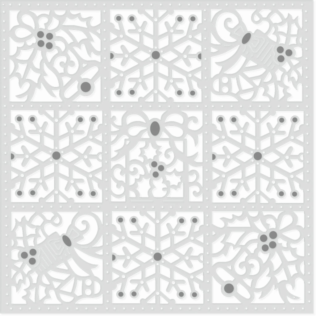 Christmas Block Background Sweet Dixie Cutting Die