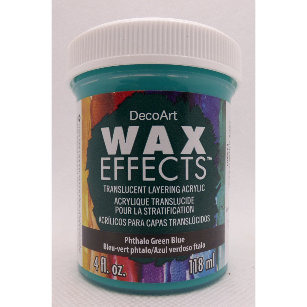 DecoArt Phthalo Green Blue 4oz Wax Effects Encaustic Acrylic