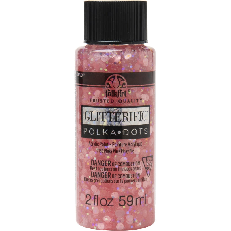 Pinky Piefolkart Glitterific Polka Dots - 2oz