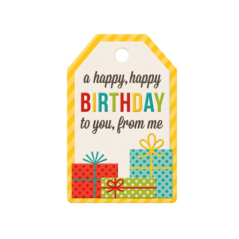 We R Memory Keepers Tags - Happy Birthday
