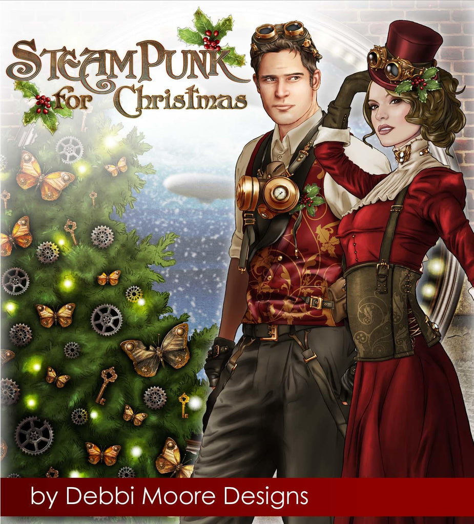Debbi Moore Designs Steam Punk Christmas Collection Usb Key