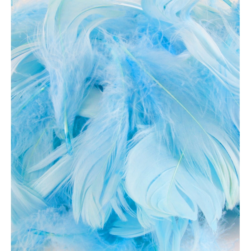 Feathers - Lt. Blue -3"-5" 50g No.2