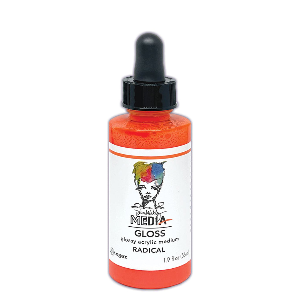 Ranger Dina Wakley Media Gloss Acrylic Paint - Radical