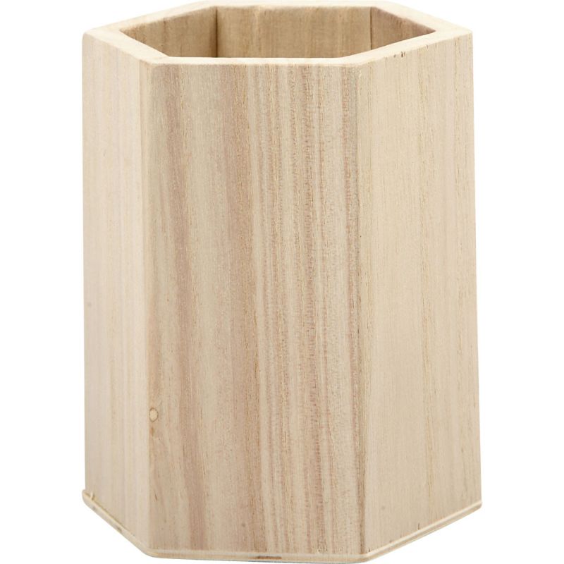 Creativ Pencil Holder 10.5x8cm 1pc Paulownia