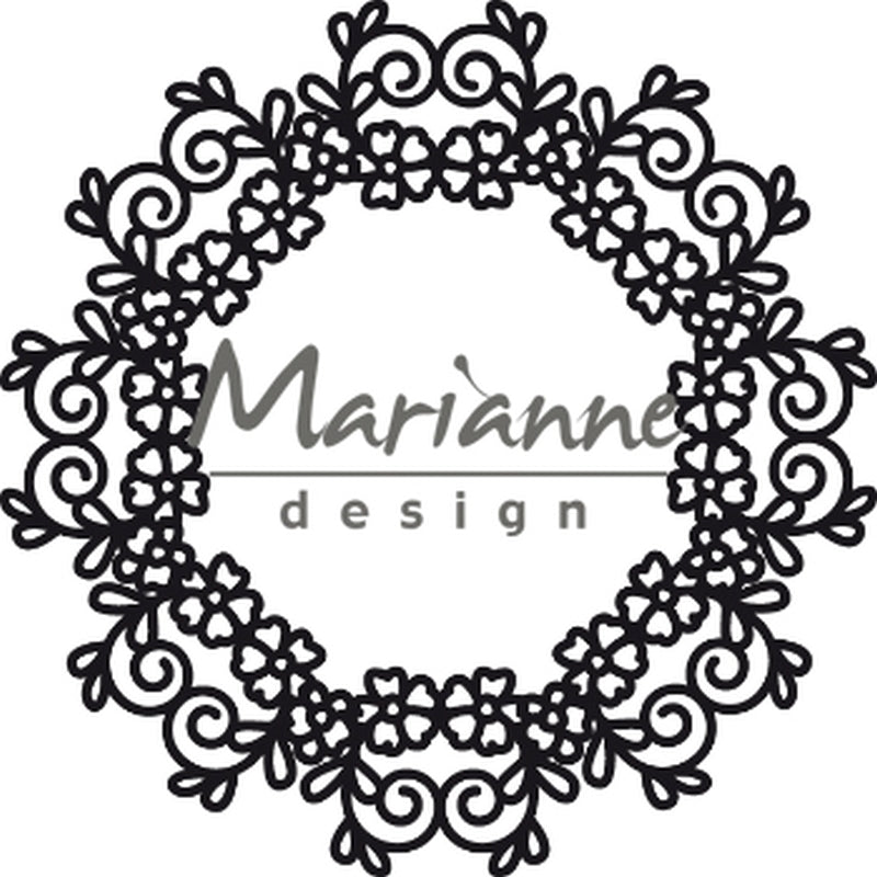 Marianne Design Floral Doily