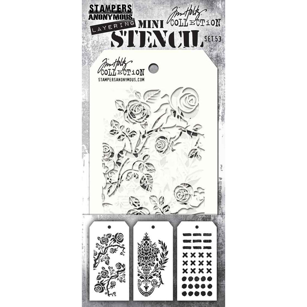 Art Gone Wild Mini Layering Stencil Set 53