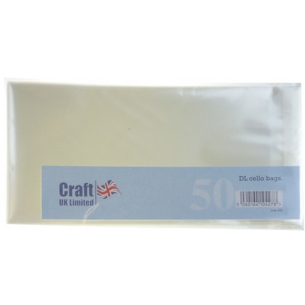 Craft UK Dl Poly Bags - 50s