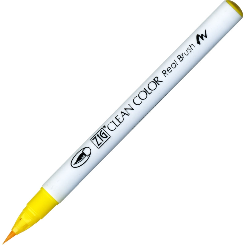 Kuretake Zig Clean Colour Real Brush 050 Yellow