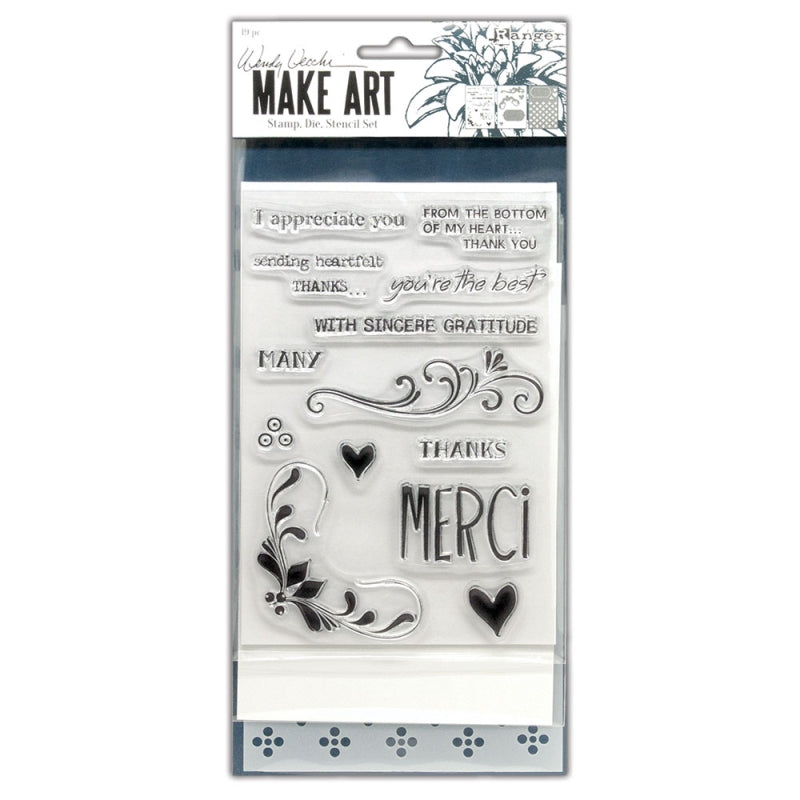 Ranger Stamp Die Stencil Set Merci And More