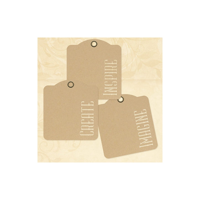 Graphic 45 Inspire, Create, Kraft Tags