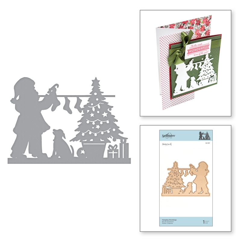 Spellbinders Hanging Stockings Etched Dies