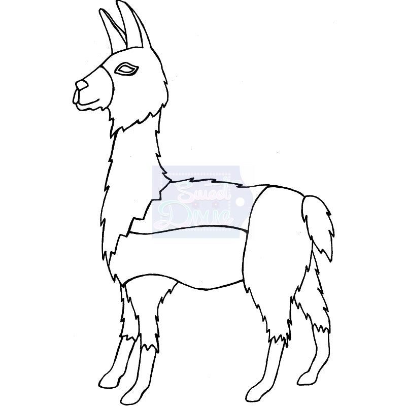 Photocentric Lindsay Mason Zendoodle - Llama