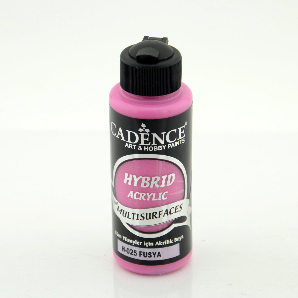 Cadence Fuchsia 120 Ml Hybrid Acrylic Paint For Multisurfaces
