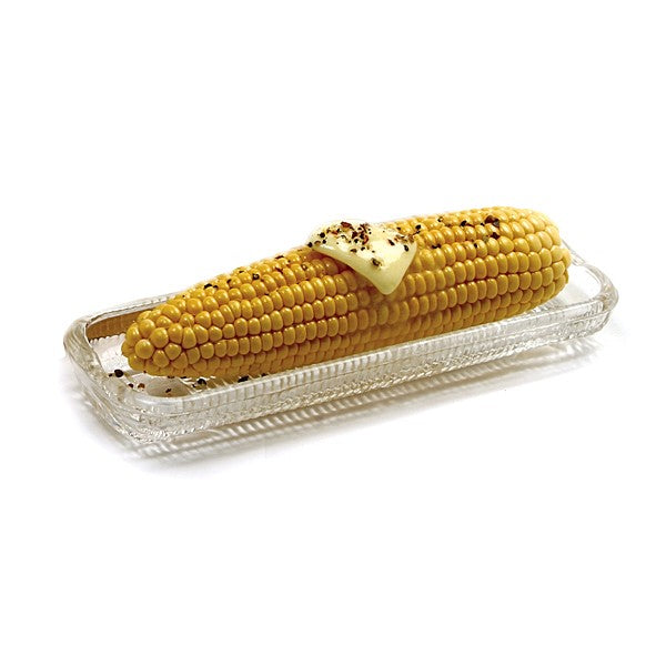 Norpro Glass Corn Dishes - 4 Pcs