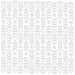 12x12 Daisy Chain Bazzill White