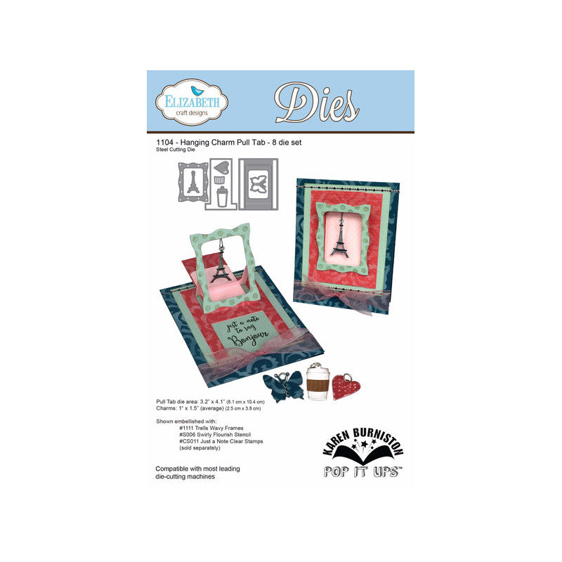 Elizabeth Craft Designs Hanging Charm Pull Tab