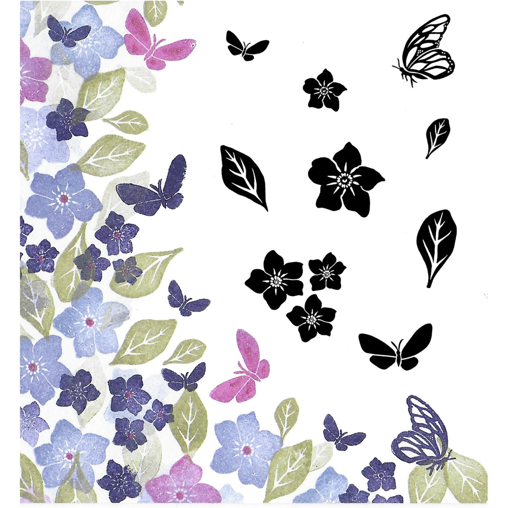 Card-io Forget Me Not Majestix Stamp Set