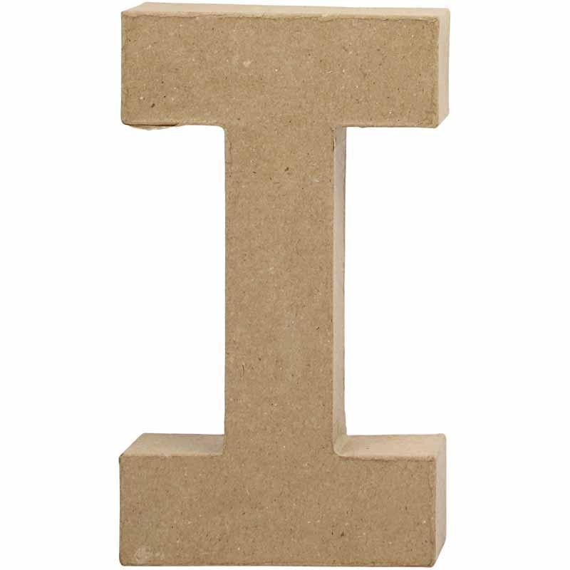 Creativ Letter I - 20.5cm - Single Paper Mã¢che